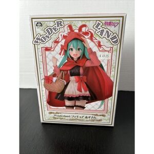 Hatsune Miku Wonderland Little Red Riding Hood Vocaloid Figure Taito NEW in Box